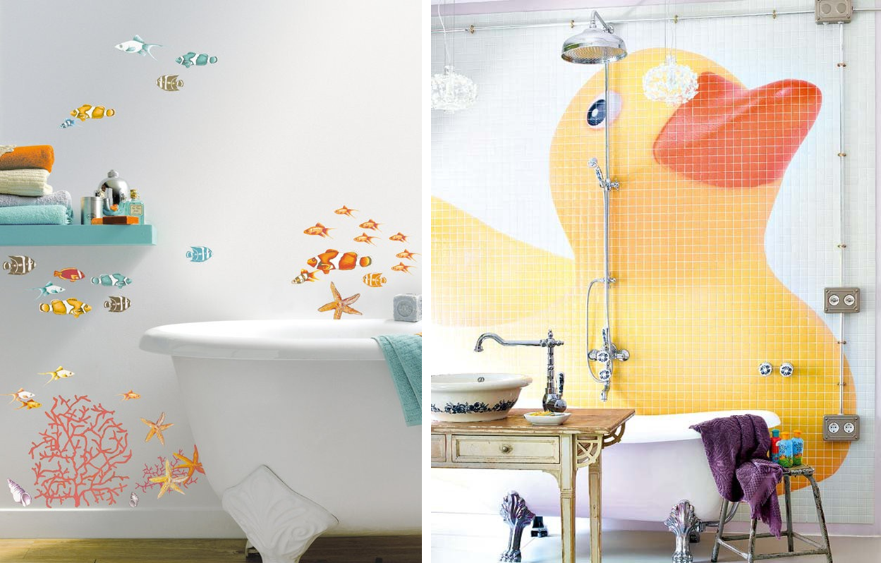 Decoración Fácil: IDEAS PARA ADAPTAR EL BAÑO A LOS NIÑOS