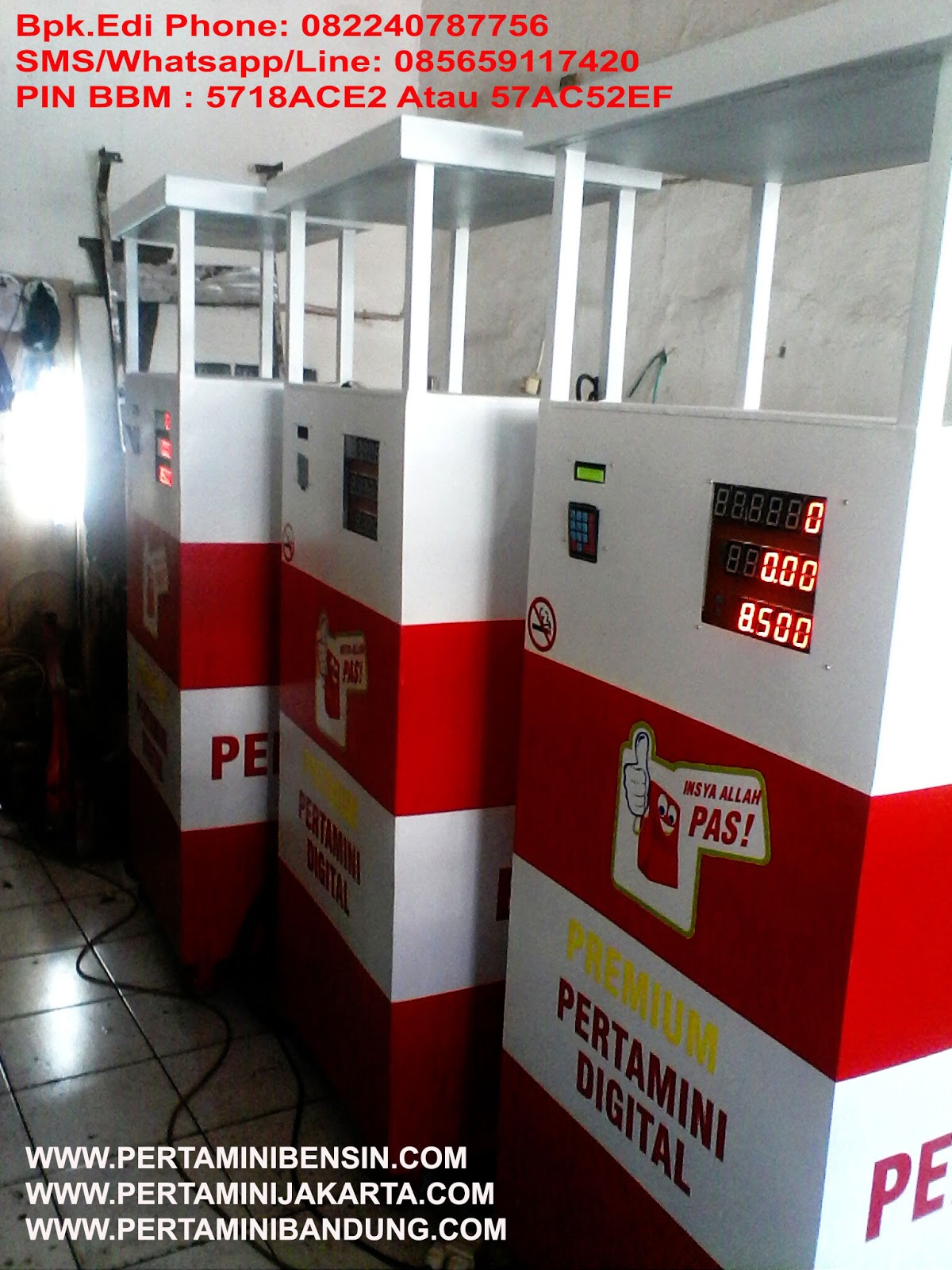 Pertamini Digital Elektrik Pertamini Bensin