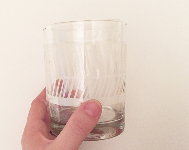 DIY // ETCHED GLASS TUMBLERS, Oh So Lovely Blog