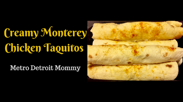 Creamy Monterey Chicken Taquitos 