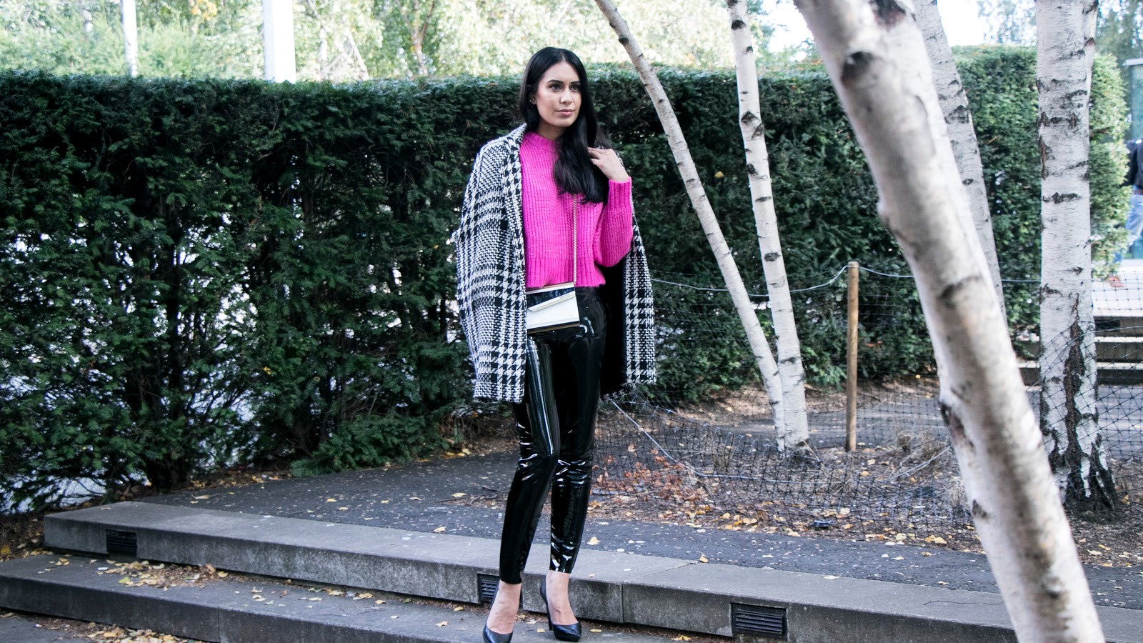 Outfit Post How To Wear Vinyl Pants Fashion Daydreams UK Fashion and Lifestyle Blog by Reena Rai