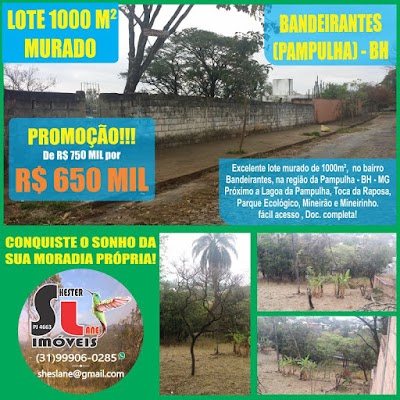 Lote bairro BANDEIRANTES-BH