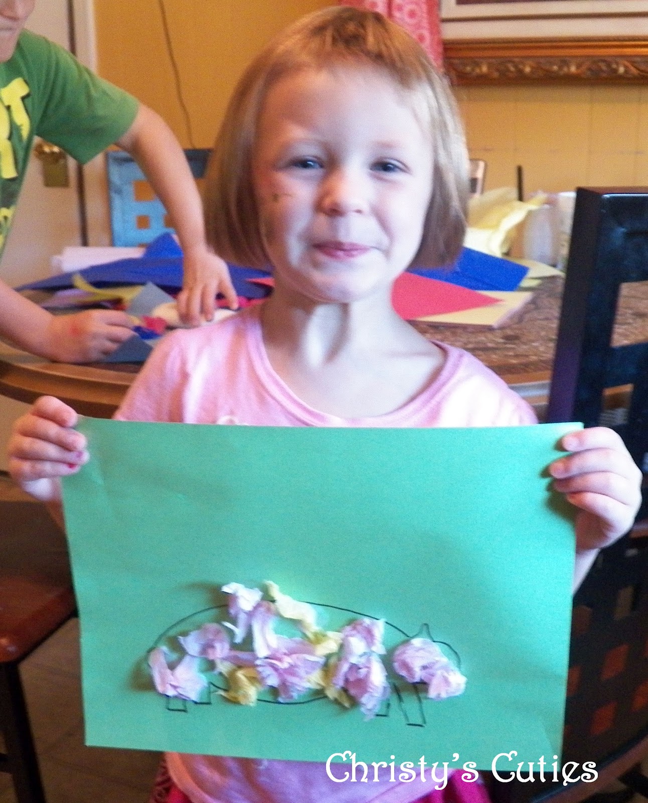Christy's Cuties: Tissue Paper Craft Kids Craft