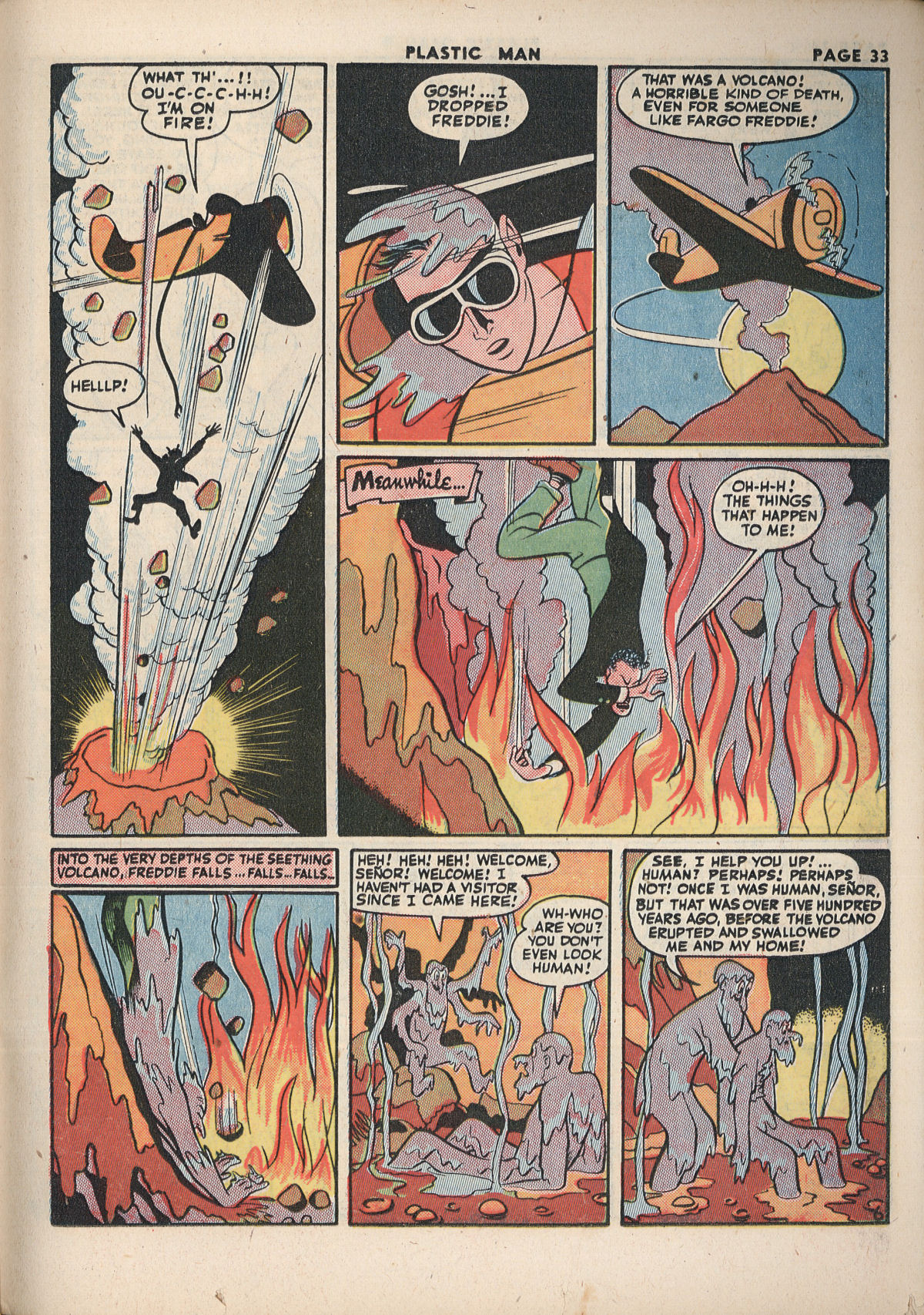 Read online Plastic Man (1943) comic -  Issue #2 - 35