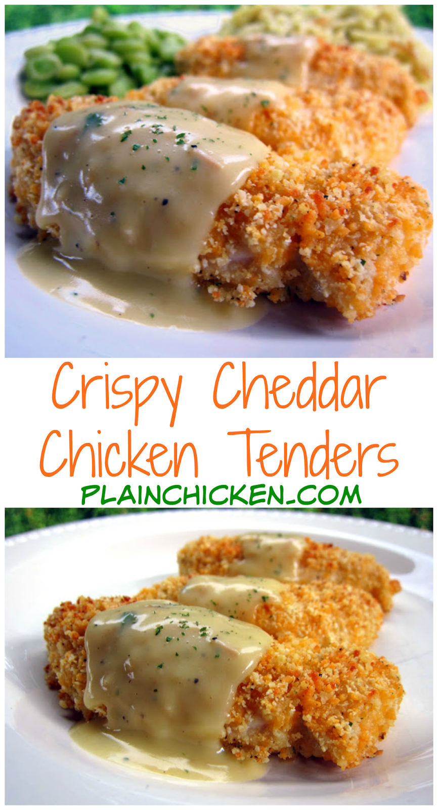 Crispy Cheddar Chicken Tenders Plain Chicken