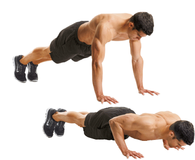 Flexiones para aumentar brazos