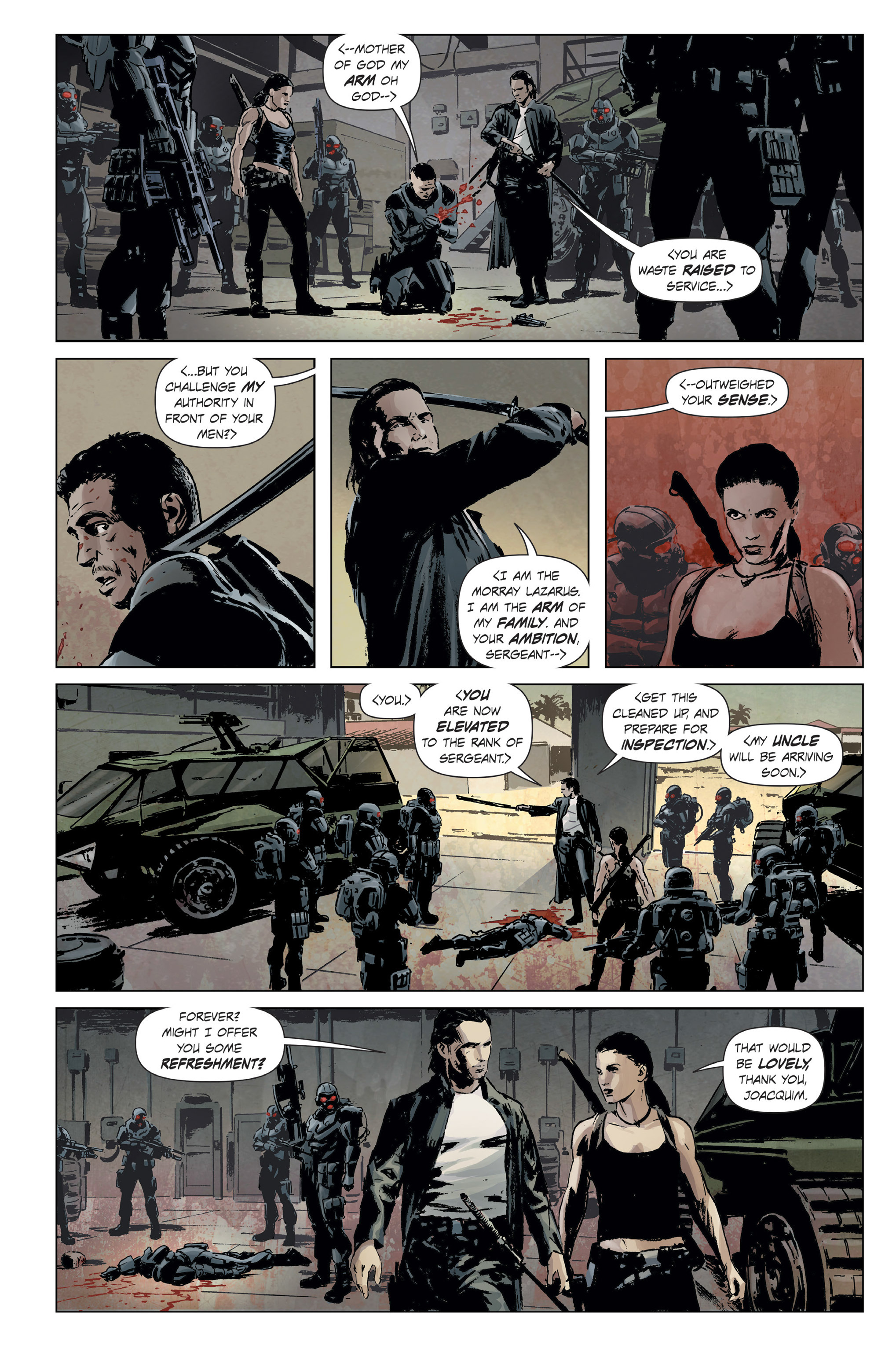 Read online Lazarus (2013) comic -  Issue # _HC 1 - The First Collection - 60