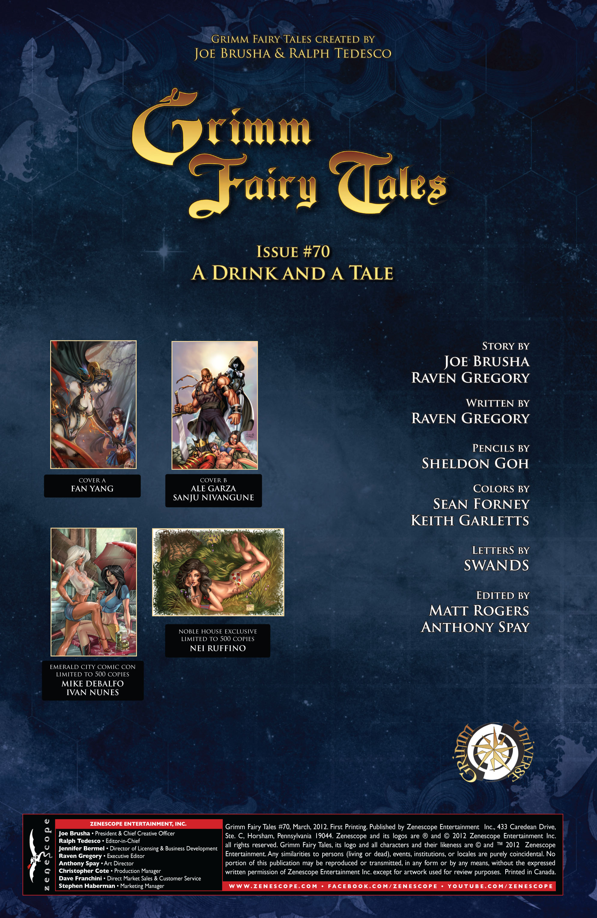 Read online Grimm Fairy Tales (2005) comic -  Issue #70 - 2