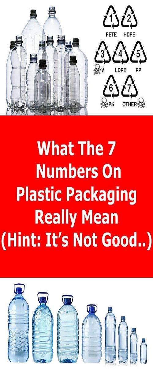 WHAT THE 7 NUMBERS ON PLASTIC PACKAGING REALLY MEAN (HINT IT’S NOT