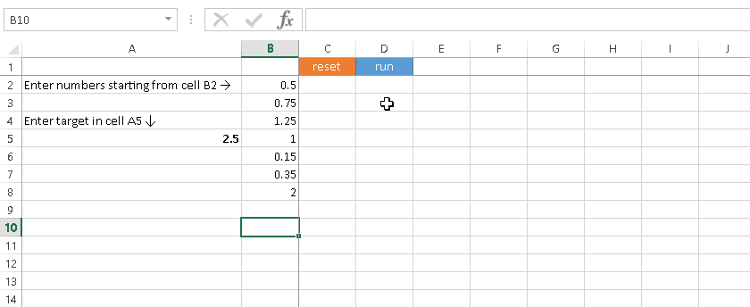 bookkempt solver knapsack all other combinations solver vba