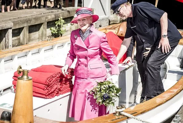 Queen Margrethe II of Denmark attended the official opening of the new national park in Esrum