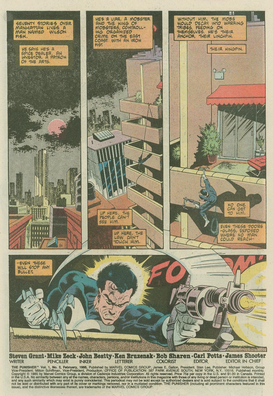 Read online The Punisher (1986) comic -  Issue #2 - 2