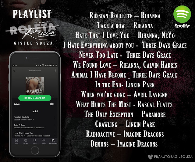 Playlist do livro Roleta Russa no Spotify Playlist do livro Roleta Russa no Spotify