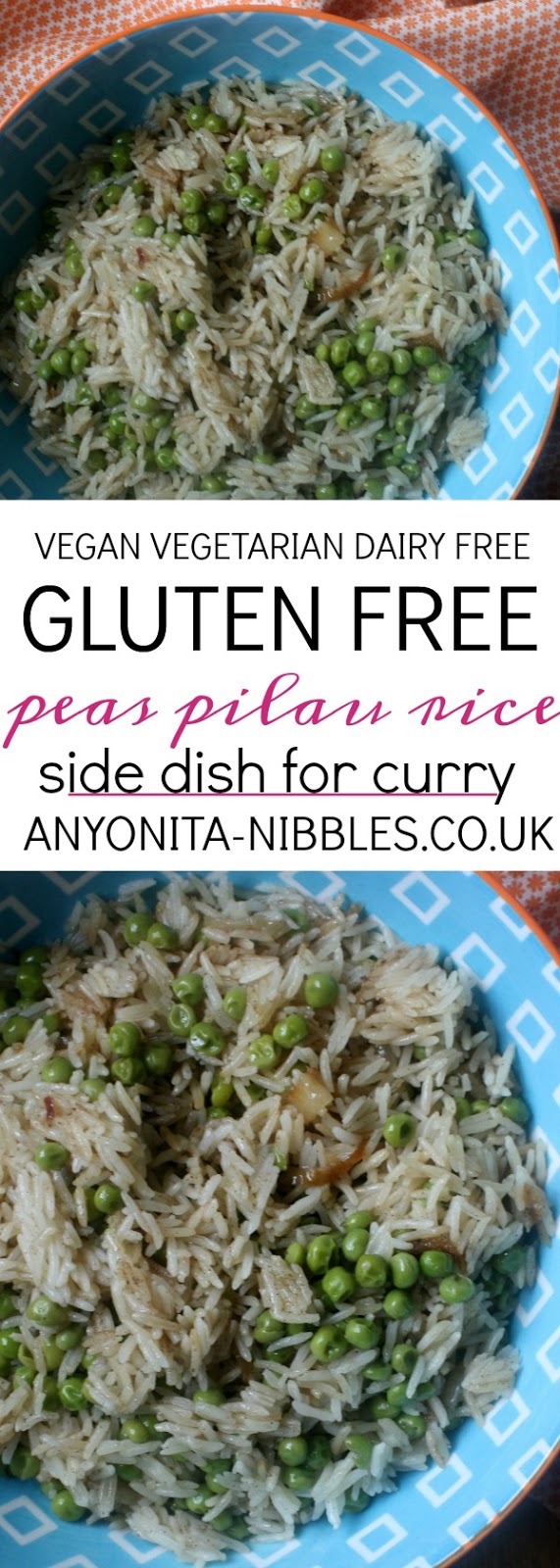 Vegan Gluten-Free Peas Pilau Rice Side Dish