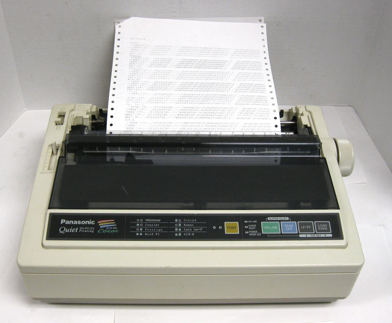 Dot Matrix Printer Paper Name