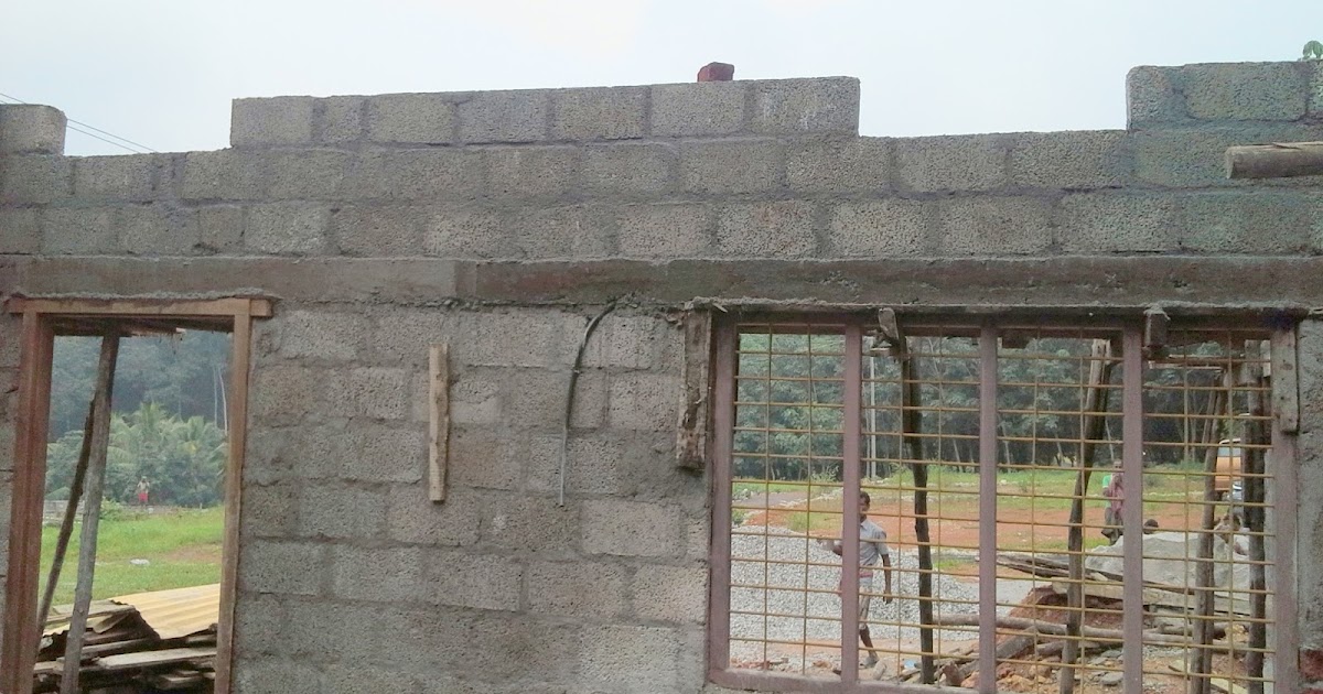 Kerala House Construction Tips 6. Wall above lintel