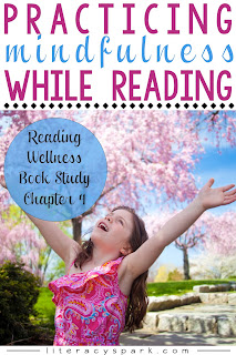 Do your students practice mindfulness while reading?  Chapter 4 of Reading Wellness provides a fun, concrete lesson to teach your students how to slow down and think deeply about their reading.  Great for making inferences.