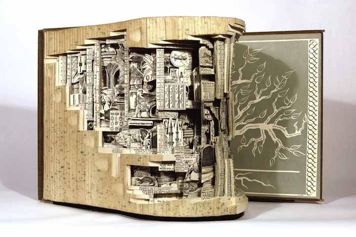 Fashion and Art Trend: Incredible Sculptural Book Art - The Book Surgeon