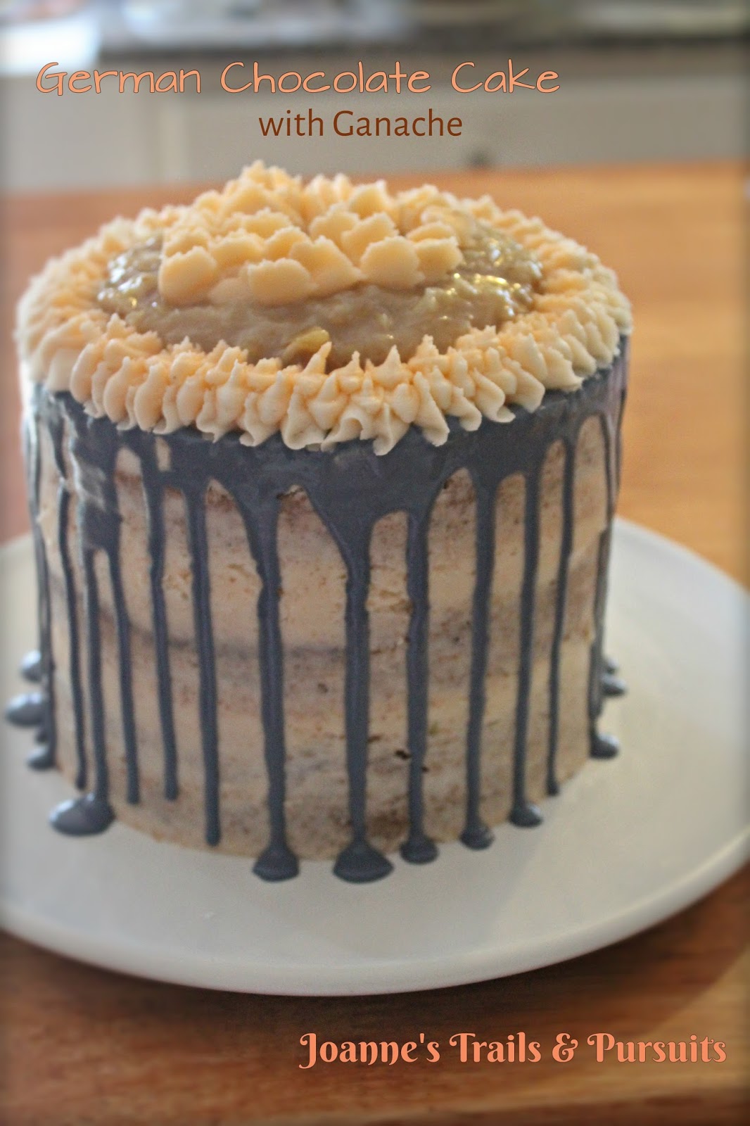 German Chocolate Drip Cake German Chocolate Drip Cake