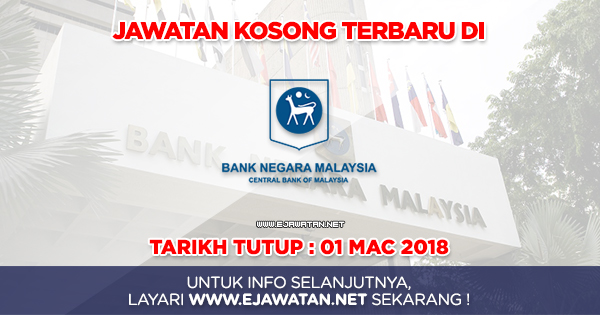 jawatan kosong BNM 2018