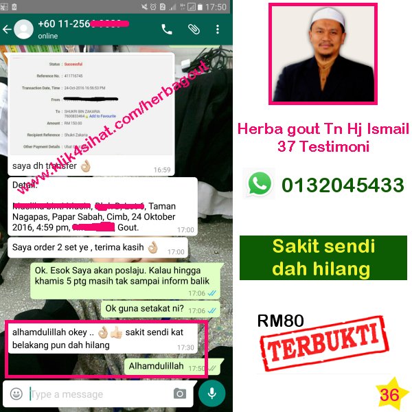 ubat gout mujarab