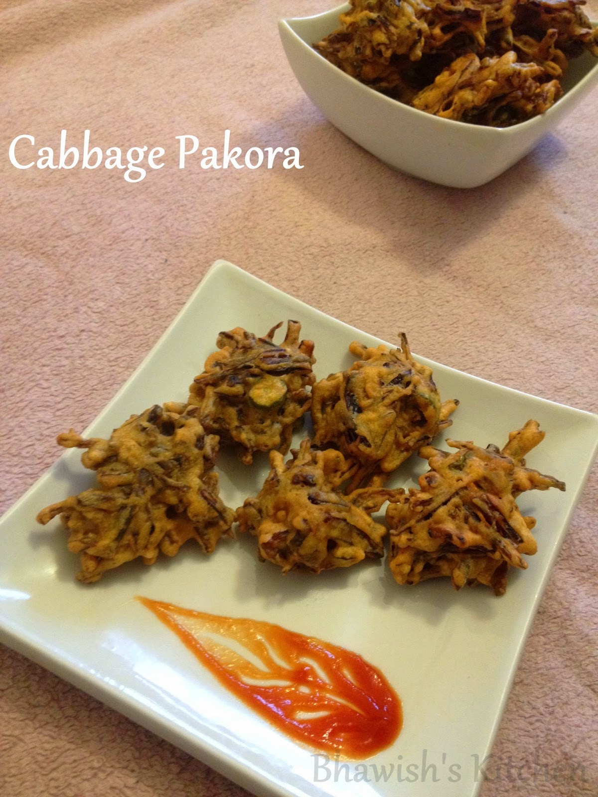 Cabbage Pakoras
