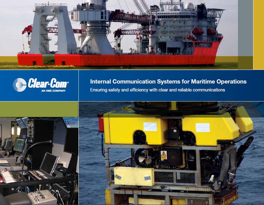 COMM 'N SENSE Internal Communication Systems for Maritime Operations
