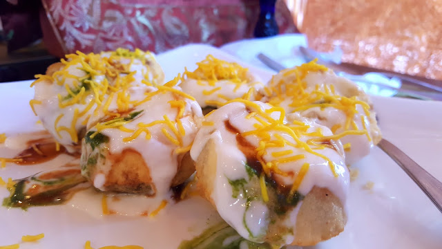 food blogger dubai dahi puri