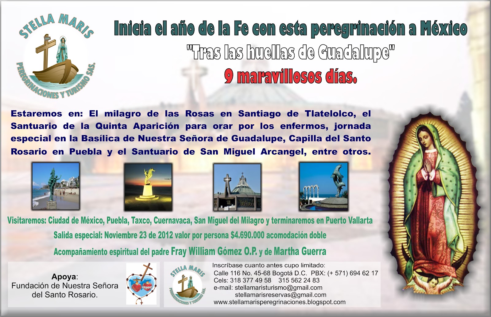 Stella Maris Peregrinaciones y Turismo LOS SANTUARIOS EN MEXICO POR