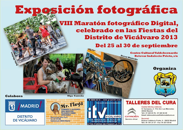 Expo fotografía en CC Valdebernardo, 25-30.09.13