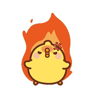 LINE Official Stickers - Molang: Happiness is Here! Example with GIF  Animation