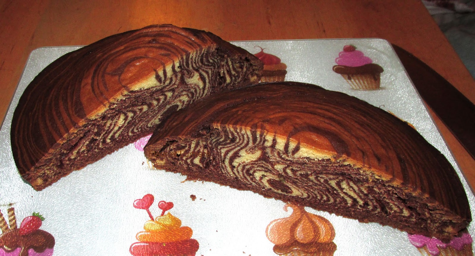 Fleur et Lumière: Gateau zèbre recette de Hervé cuisine sur Youtube