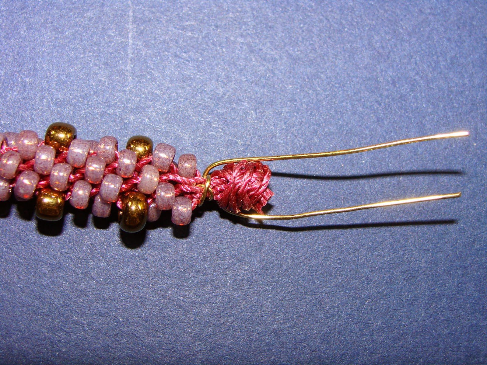 Beaded Girl How to attach a bead cap to a beaded Kumihimo or crochet rope