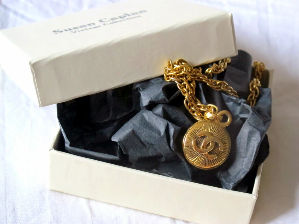 vintage Chanel necklace from Susan Caplan