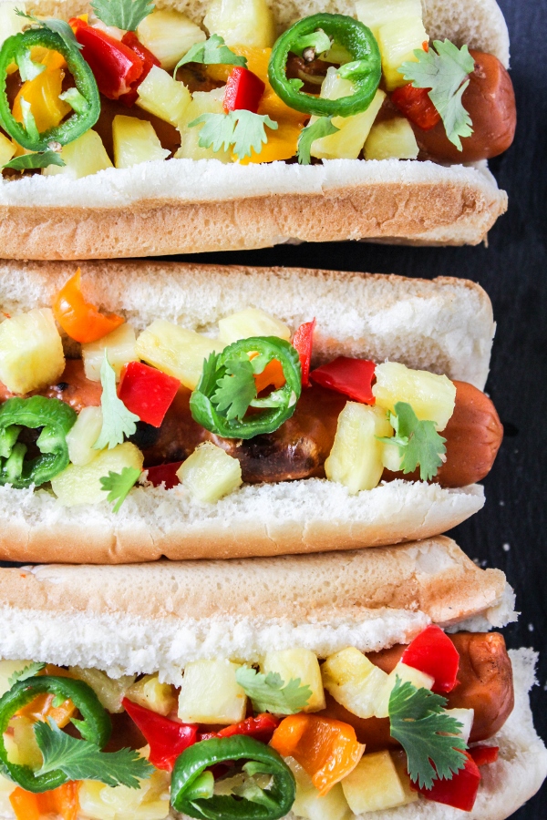 Take your tastebuds on a trip to the tropics with these delicious and flavorful Grilled Hawaiian Dogs!