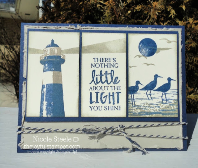 Masculine encouragement card using Stampin' Up!'s High Tide and Sahara Sand and Night of Navy twine Masculine encouragement card using Stampin' Up!'s High Tide and Sahara Sand and Night of Navy twine