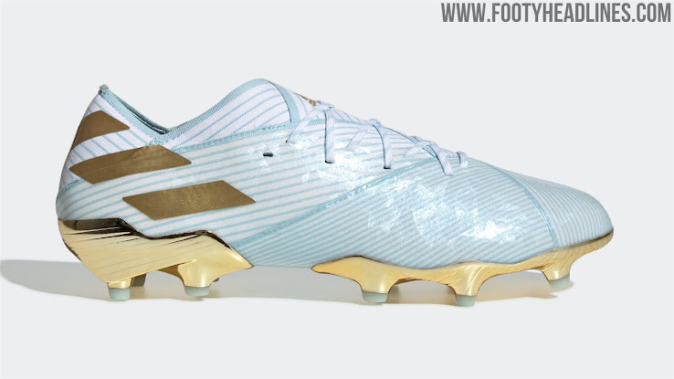 white and gold adidas boots