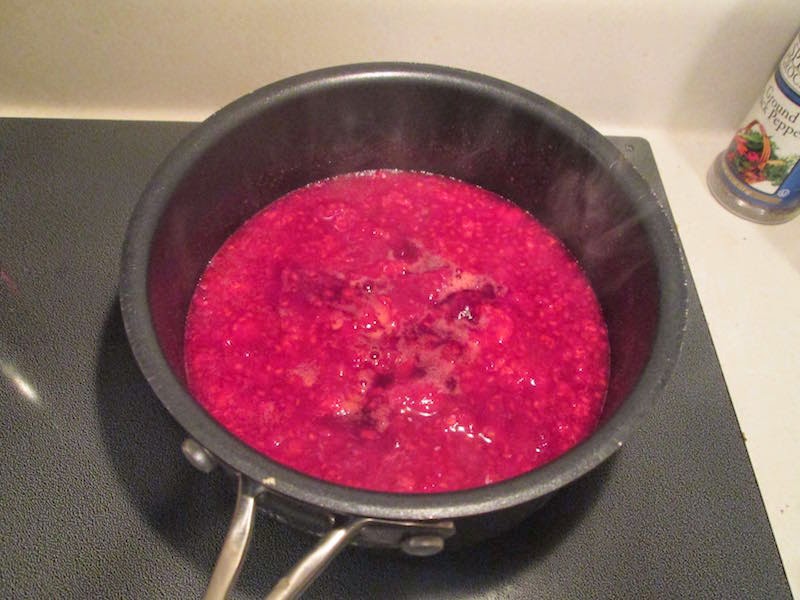 Food is for Savoring! Raspberry Bourbon Sauce