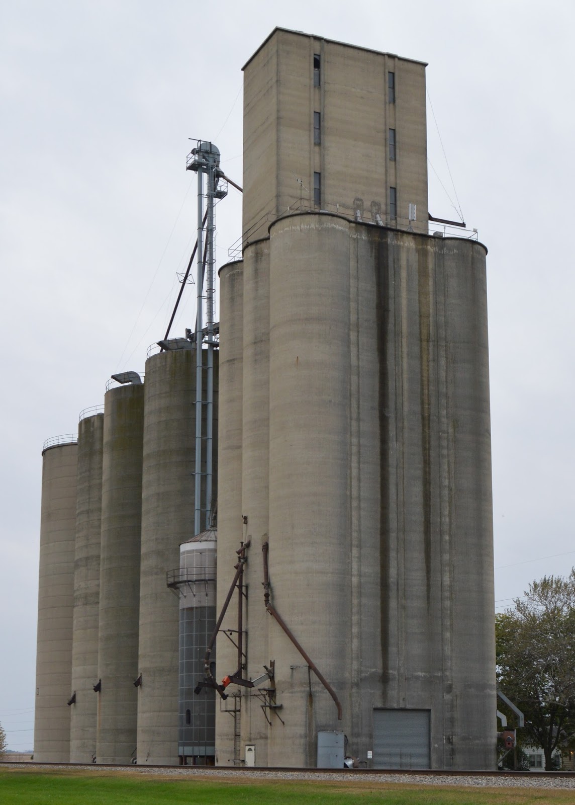 Industrial History Steel Grain Bins Emptying