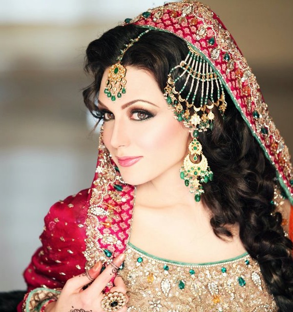 Latest bridal makeup trends and jewelry fashion wedding 