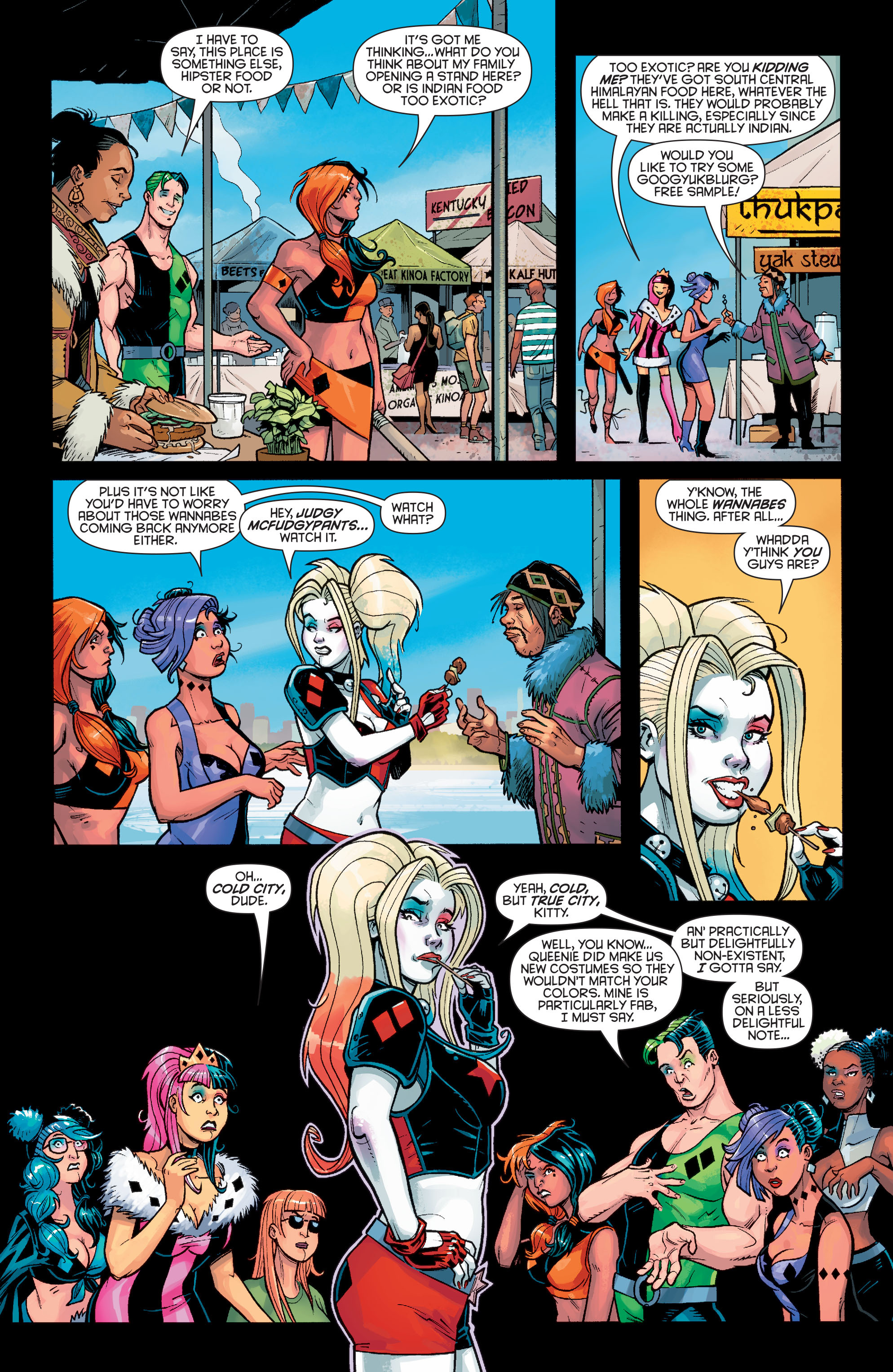 Read online Harley Quinn And Her Gang Of Harleys comic -  Issue #1 - 12