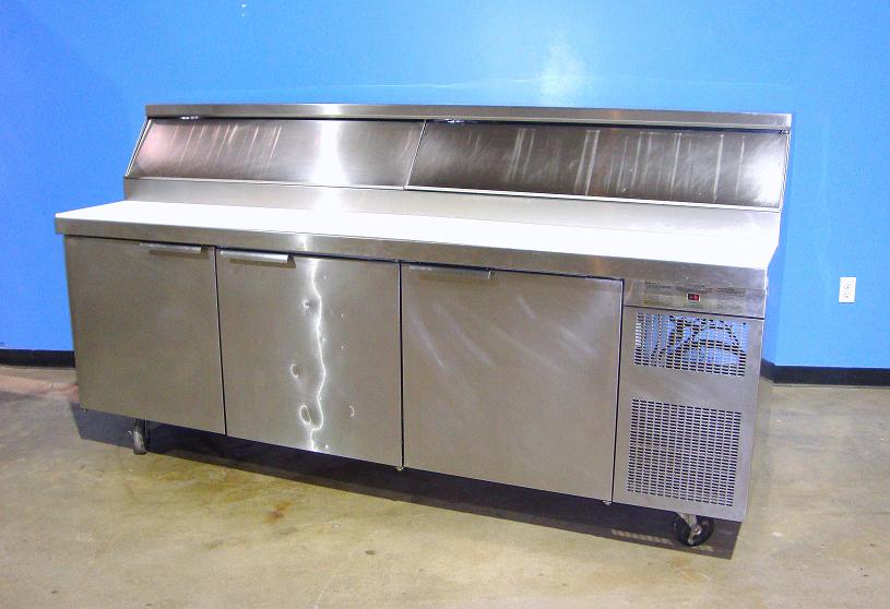 Randell 3 Door Pizza Preparation Table 96″ | Economic Bakery Equipment
