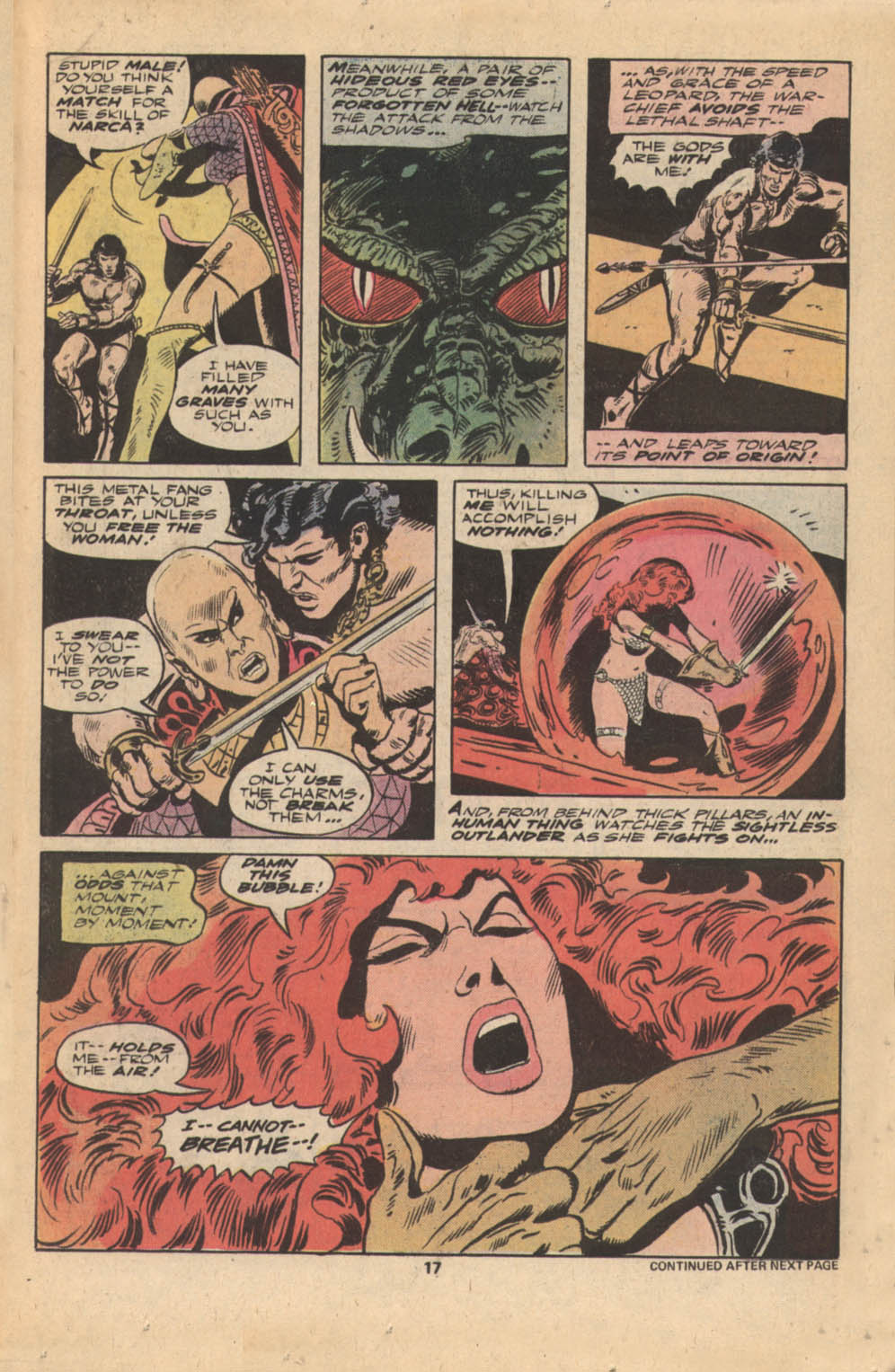 Read online Red Sonja (1977) comic -  Issue #11 - 12