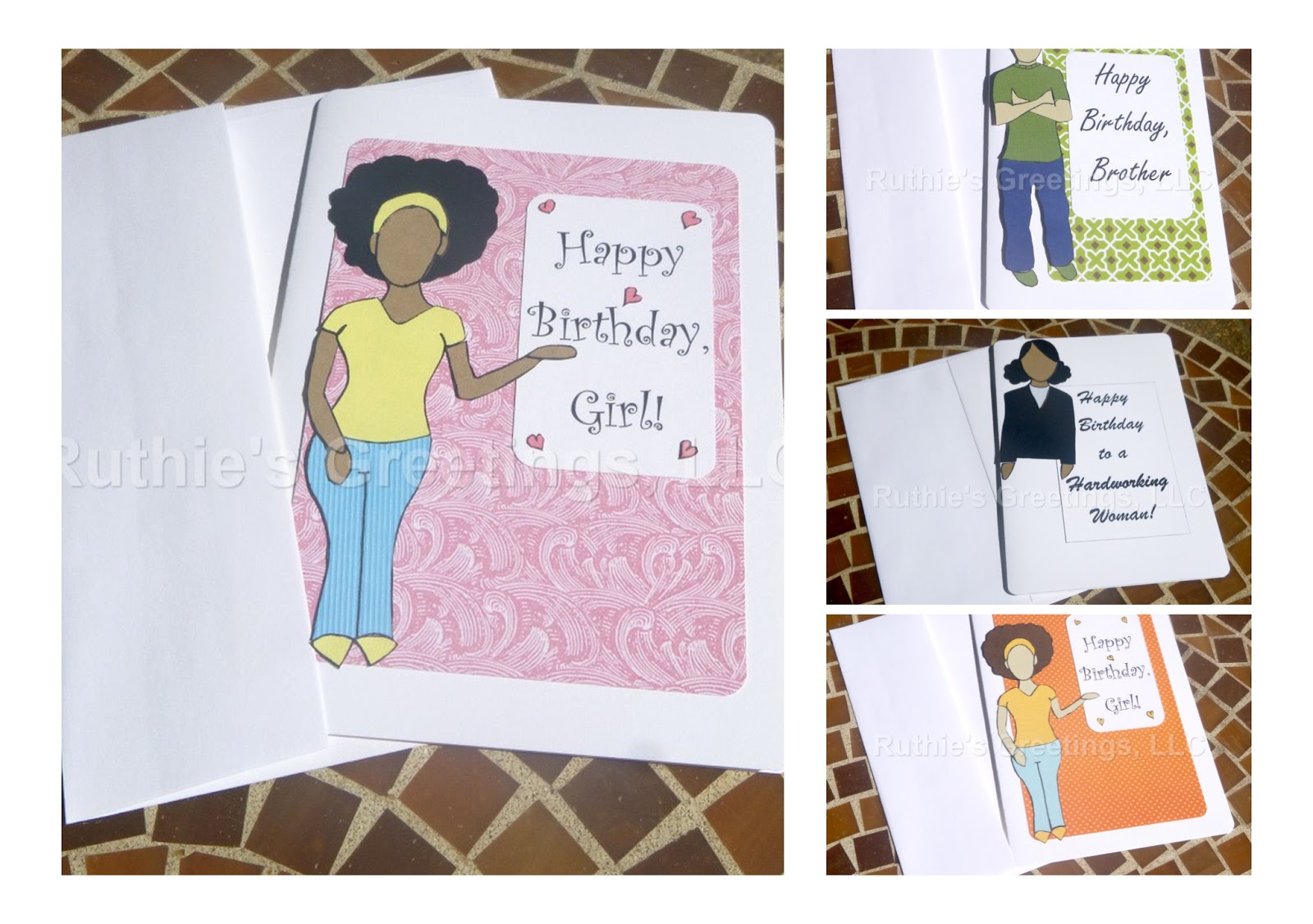 NEW Handmade Birthday Cards on Etsy!