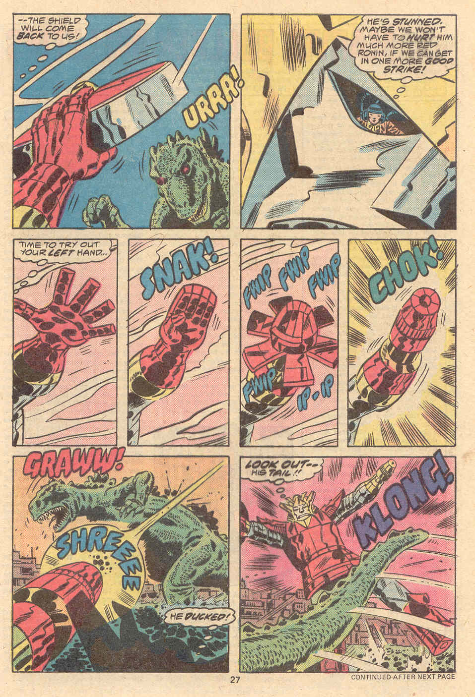 Read online Godzilla (1977) comic -  Issue #8 - 16