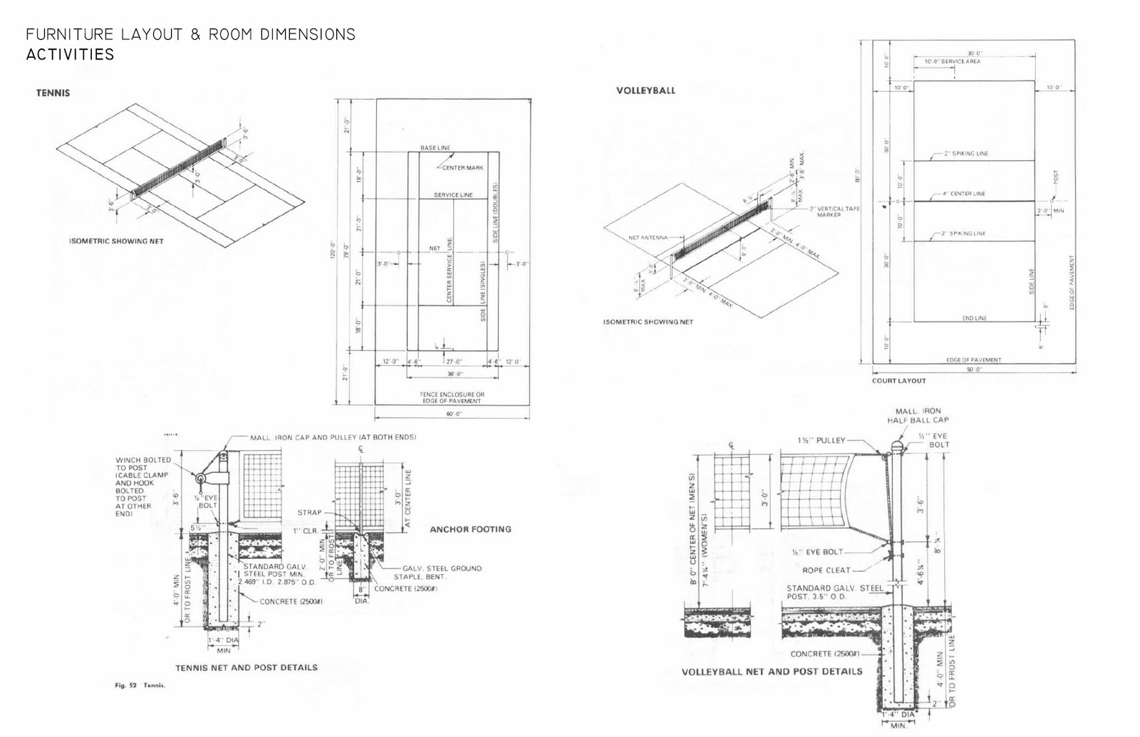 SPORTS COMPLEX by JOSE CAMPOVERDE: Assignment 8, Layouts & Dimensions