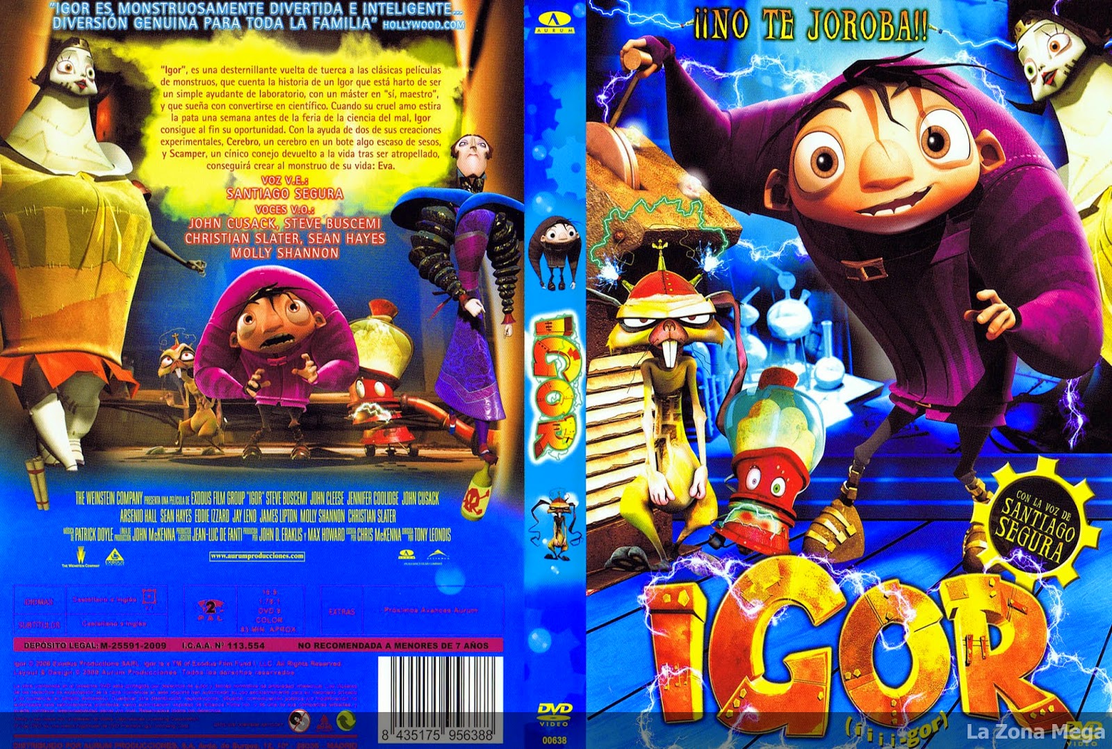 Igor | DVDRip | Español Latino | La Zona Mega