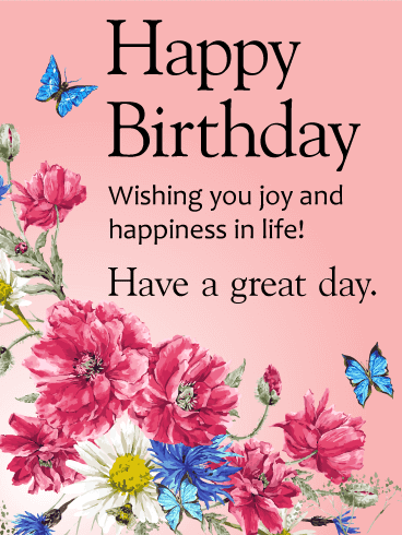 Happy Birthday Greetings
