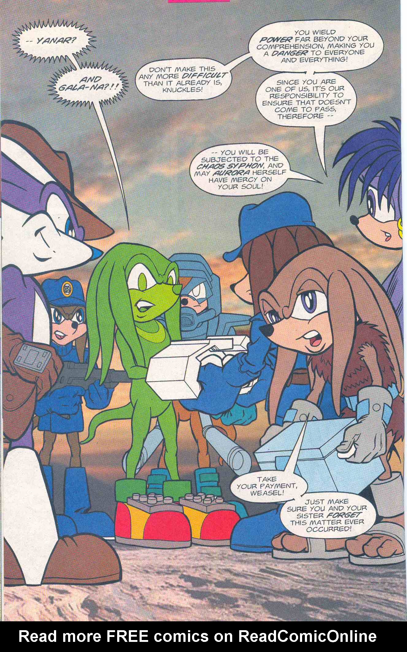 Read online Sonic The Hedgehog comic -  Issue #93 - 25