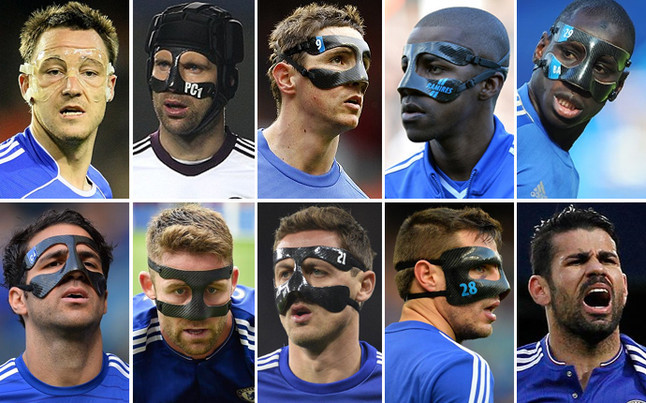 pemain chelsea bertopeng pemain chelsea bertopeng